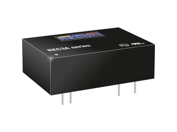 RECOM REC3A-2405SW/H2 DC/DC-omvandlare, tryck 600 mA 3 W Antal utgångar: 1 x
