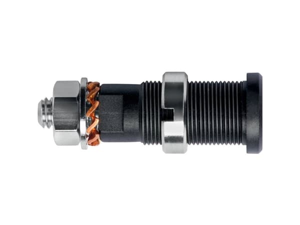 Schützinger DI SEB 3401 Ni / SW Sikkerhedsindbygningsbøsning Sort 1 stk