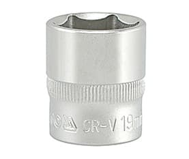 Yato YT-3814, Stikkontakt, 3/8", Metrisk, 1 hoder, 19 mm, Kromvanadiumstål