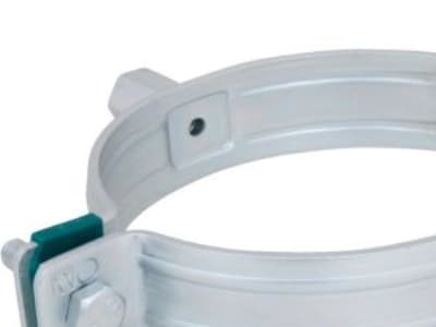 Walraven HD500 rørb 132-140mm - BUP Svær 2-skrue rørbøjle uiso. og 1/2'' gevind