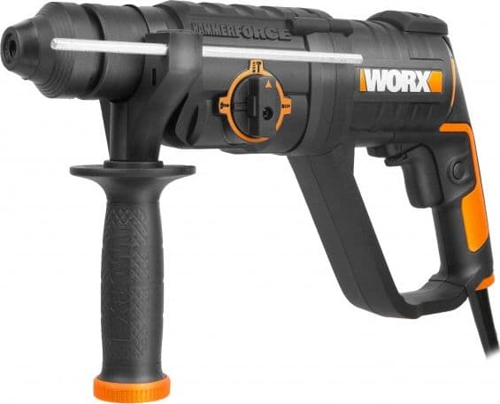 WORX WX337, SDS Plus, Svart, Orange, 2 cm, 1050 RPM, 2 J, 5300 IPM