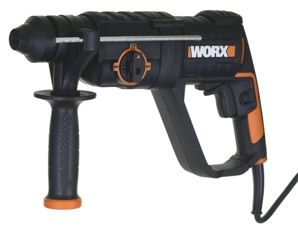 WORX WX337, SDS Plus, Svart, Orange, 2 cm, 1050 RPM, 2 J, 5300 IPM