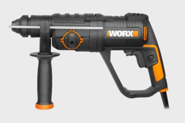WORX WX337, SDS Plus, Svart, Orange, 2 cm, 1050 RPM, 2 J, 5300 IPM