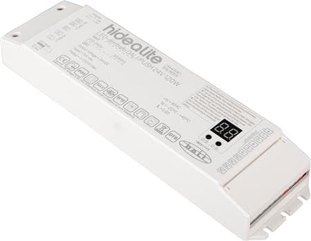 LED-dimmertransformator DALI/PUSH 24V 120W För dimning av LEDstrip enfärgad via Push (230v) eller DALI.