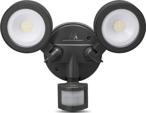 Maclean Vägglampa Maclean MCE368 LED-vägglampa med PIR-sensor