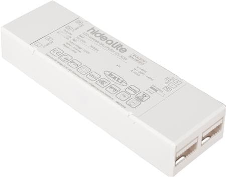 LED-himmennysmuuntaja DALI/PUSH 12V 30W. Yksiväristen LED-nauhojen himmentämiseen Push- (230V) tai DALI-järjestelmän kautta.