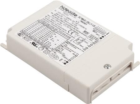 Universal LED-driver både konstant spænding og konstant strøm. Dæmpbar 1-10V via DIP, PUSH 350-1050 mA (48V)