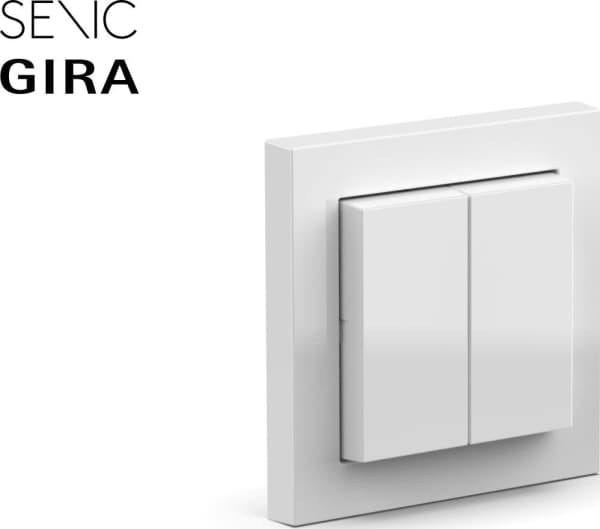 Senic Friends of Hue Switch glanz weiß batterieloser Schalter Homekit-kompatibe