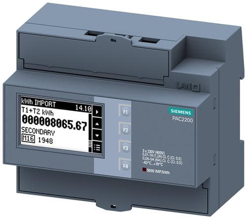 Siemens 7KM2200-2EA30-1GA1, Starkström, kWh, 415 g