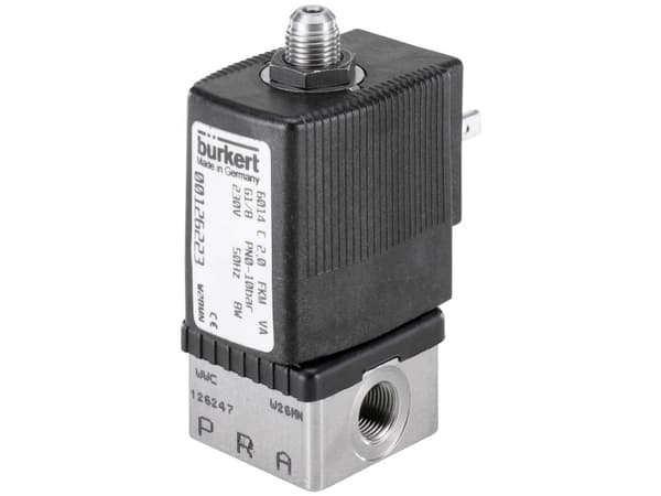 Bürkert Direkte styret ventil 126221 6014 24 V/AC Kabinetmateriale Rustfrit stål Forseglingsmateriale FKM 1 stk