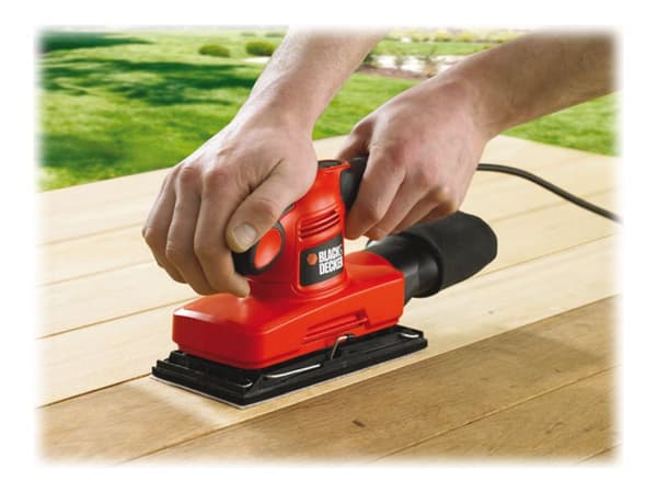 BLACK+DECKER KA320EKA - Eksentersliper - 240 W - 1/3 blad