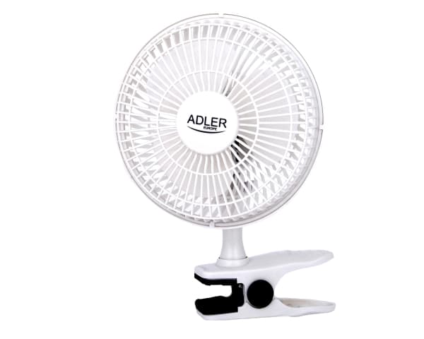 Adler AD 7317, Husholdningsvifte, Hvit, Bord, 150 cm, 90°, 30 W