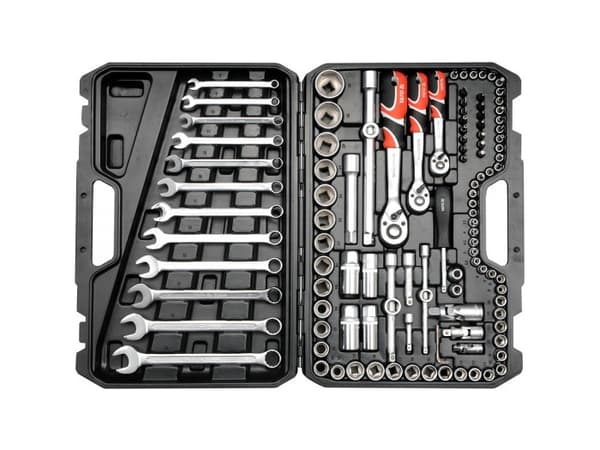 Yato YT-38831, Kromvanadiumstål, Sort, 8,5 kg, 111 verktøy