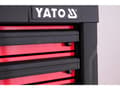 Pikkukuva 4 / 5: Yato YT-5530, Terästä, Musta, Punainen, 6 laatikko(a), Kuulalaakeriset teleskooppikiskolaatikot, 25 kg, 35 kg