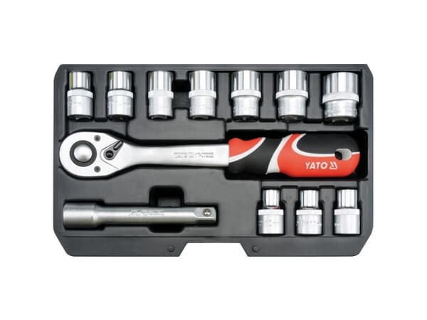 Yato YT-38671, Kromivanadiini-teräs, 2 kg, 12 työkalua