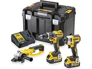Dewalt DEWALT COMBO SET 18V DCD796 SCREWDRIVER + DCF887 SCREWDRIVER + GRINDING DCG412 DCK383P2T DCK383P2T-QW - SOLO