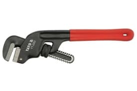 Yato YT-2206, Svart, Röd, Amerikansk rörtång, Röd, 10 cm, Polyvinylklorid (PVC), Gjutjärn, Kolstål