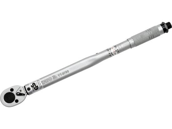 Yato YT-0760, Momentnyckel med klick, Kg-m, Nm, Mekanisk, 1/2", 12.7 mm, 42 - 210 nm
