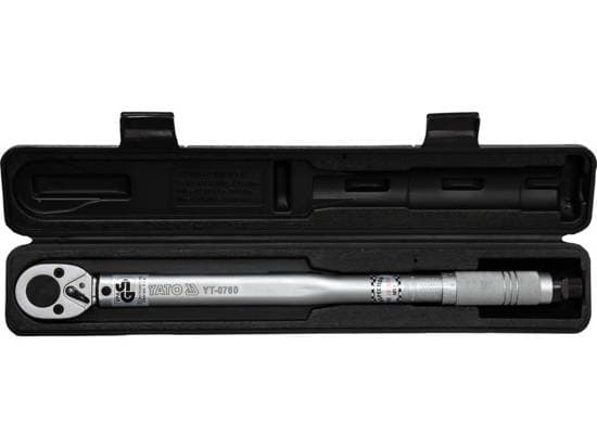 Yato YT-0760, Momentnyckel med klick, Kg-m, Nm, Mekanisk, 1/2", 12.7 mm, 42 - 210 nm