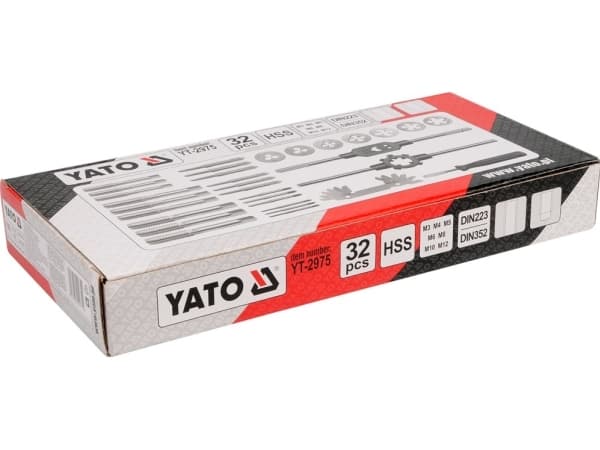 Yato YT-2975, Foldende hex-nøkkelsett, Metrisk, 32 stykker, 3,4,5,6,8,10,12 mm, 1,5 kg