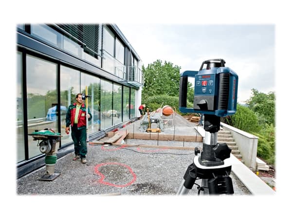 Bosch GRL 250 HV Professional, 250 m, 0,1 mm/m, 5°, 600 RPM, 635 nm (< 1 mW), Pyörimistaso
