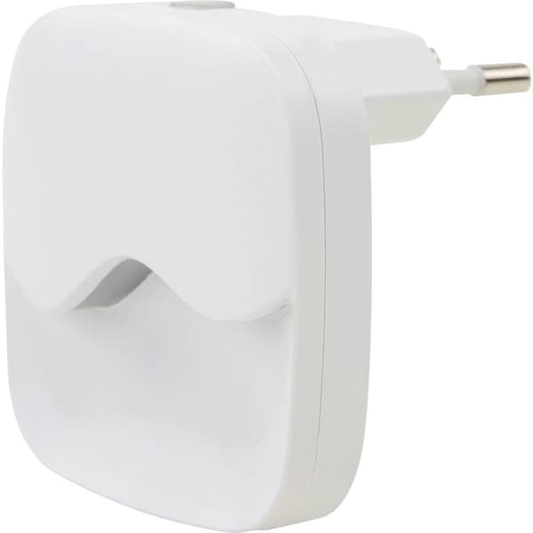 Ansmann NL10AC 1600-0406 Nattlampa, Väggbelysning Välvda LED Varmvit Vit