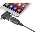 Miniatyrbild 2 av 4: Renkforce USB 3.0 Adapter [1x USB-C® hane, USB 2.0 Micro-B hane - 1x USB 3.2 Gen 1 A hona (USB 3.1)] OTG, guldpläterad