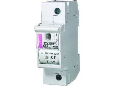 Sulakkeen erotin 1P 63A STV D02 002271001 002271001