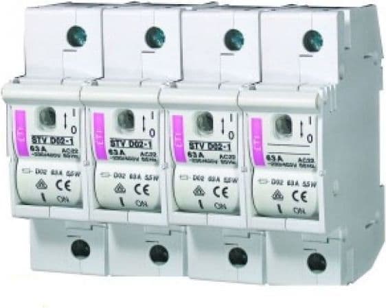 Eti-Polam sulakkeen erotin 3+N 63A STV D02 (002271005)