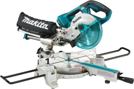 Makita DLS714NZ, 5700 RPM, 98 dB, 88 dB, 3 dB, 1,5 m/s ², Batteri