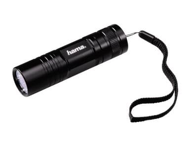 Hama Regular R-103, Käsikokoinen taskulamppu, Musta, LED, 1 lamppua, 3 W, 30000 h musta