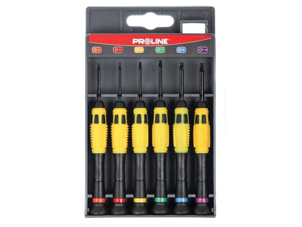 Pro-Line Torx ruuvimeisselit 6kpl Ni-Cr-Mo 10225