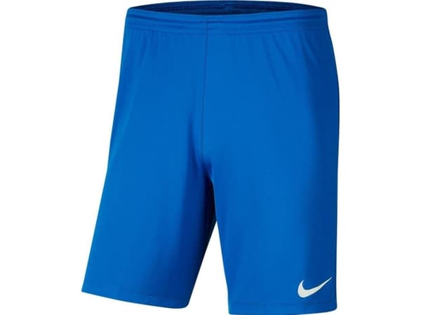 Nike Dri-FIT Park III lasten shortsit sininen polyesteri (147 - juniorit)