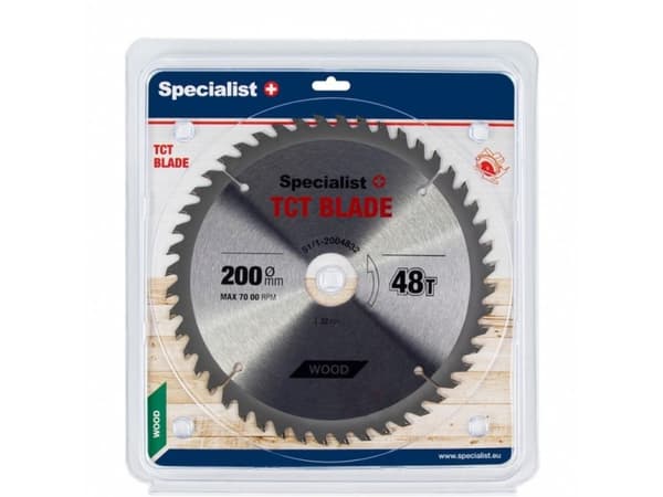 Wood cutting disc SPECIALIST+, 200 mm, 48 teeth, 32 mm