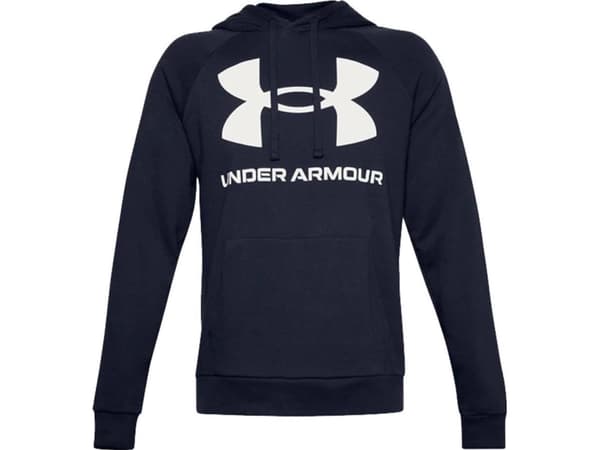 Herrebluse Under Armour Rival Fleece Big Logo HD mørkeblå 1357093 410 (S)