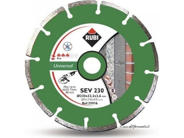 Rubi leikkuukiekko RUBI pro 25916 230 MM