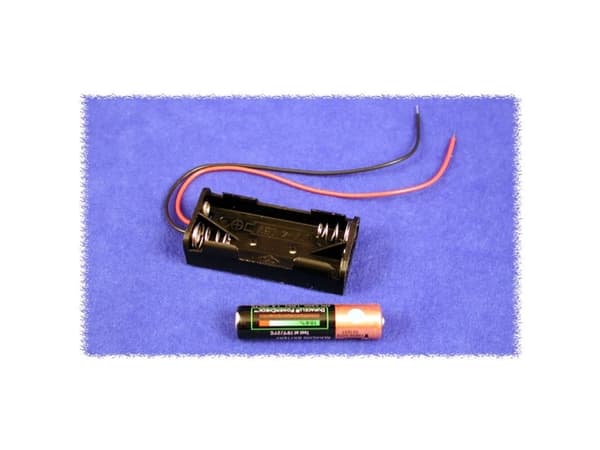 MPD BH2AAAW Batteriholder 2 R03 (AAA) Kabel (L x B x H) 51 x 25 x 13 mm