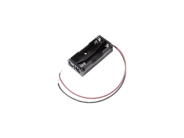 MPD BH2AAAW Batteriholder 2 R03 (AAA) Kabel (L x B x H) 51 x 25 x 13 mm