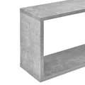 Miniatyrbild 5 av 6: [en.casa]® Vägghylla Mandal set om 3-melaminbelagd spånskiva-betongimitation-max.belastning: 5 kg per hylla
