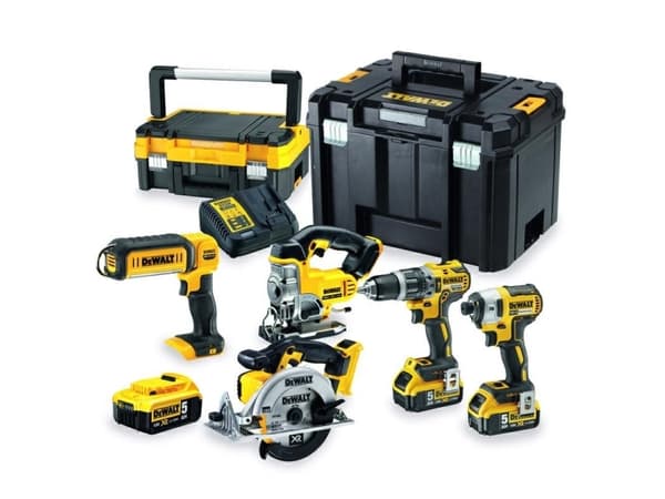 Dewalt-koneet DEWALT COMBO SET 18V DCD796 + DCF887 + DCS39 + DCS331 + DCL050) 3x5.0Ah TSTAK DCK551P3T