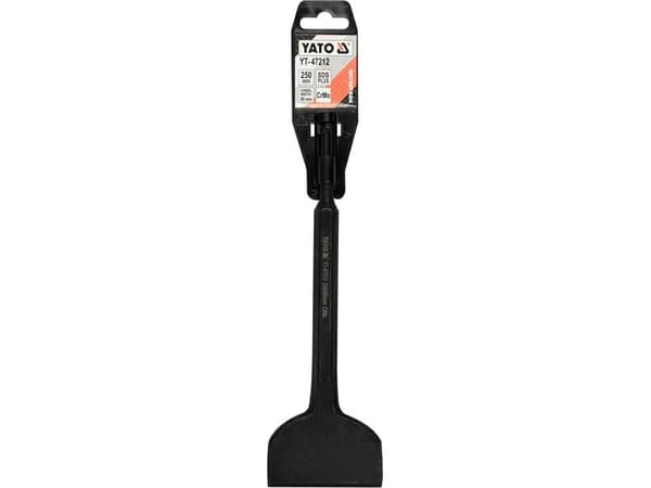 Yato YT-47212, kallmejsel, plattmejsel, krom-molybdenstål, 250 mm, 8 cm