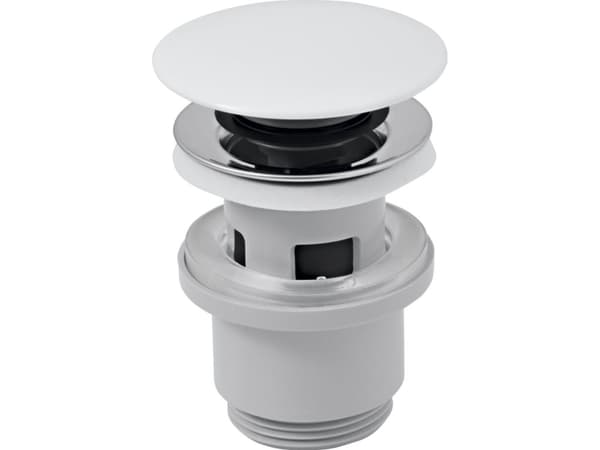 Ferro Automatisk klickkontakt 5/4" stor vit (S288PPC)