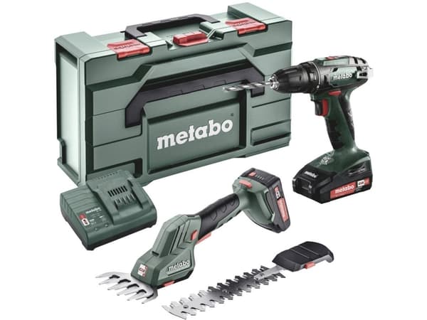 METABO.COMBO SET 18V 2.2.5 (BS 18 + SGS 18 LTX) Q 2x2.0Ah ...