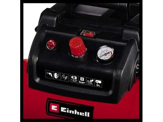 Einhell TC-AC 190/6/8 OF Set, 190 l/min, 8 stang, 1200 W, 8,8 kg