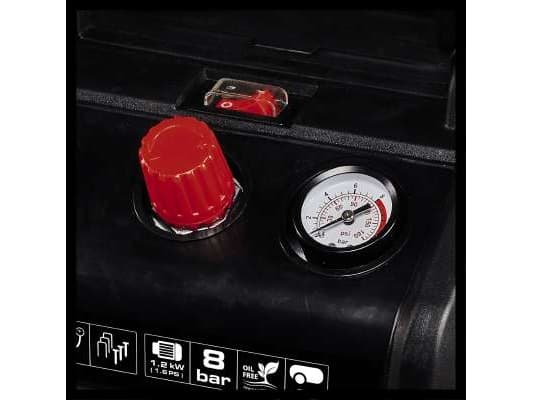 Einhell TC-AC 190/6/8 OF Set, 190 l/min, 8 stang, 1200 W, 8,8 kg