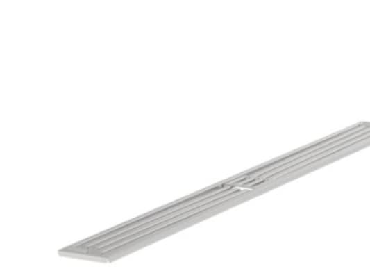 Blücher Art Deco kylpyhuoneen ritilä, koko 75x900 mm - ruostumaton - yhdistettävissä vesilukkoon 155099015