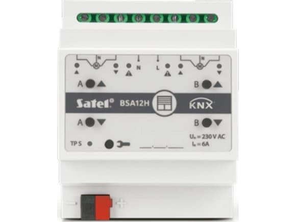 Satel SATEL KNX 2-kanals persienneaktuator 230V AC KNX-BSA12H