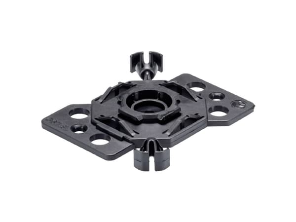 Bachmann 375542, Enhetsplatta, Svart, Vägg, 60 g, 1 styck