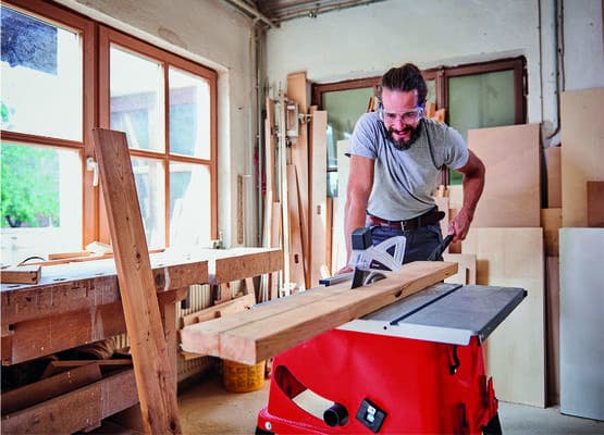 Einhell TC-TS 254 eco, 4250 RPM, 5,5 cm, 8 cm, 0 - 45°, Svart, Röd, 2050 W