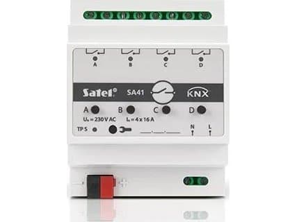 Satel SATEL KNX 4-kanals bryteraktuator KNX-SA41